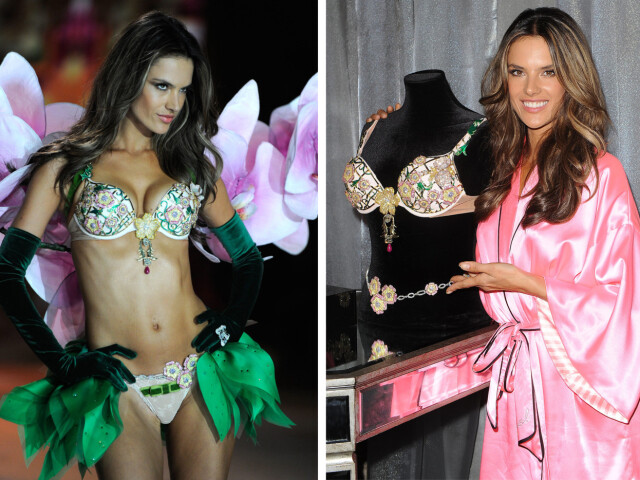 DEN ULTIMATE PUSH UP-BH-EN: Bh fra Victoria's Secret til 14 millioner? Alessandra Ambrosio fikk bære årets juvel-bh under undertøymerkets siste visning - noe som ga stor effekt på brystvolumet. Foto: All Over Press DEN ULTIMATE PUSH UP-BH-EN: Bh fra Victoria's Secret til 14 millioner? Alessandra Ambrosio fikk bære årets juvel-bh under undertøymerkets siste visning - noe som ga stor effekt på brystvolumet. Foto: All Over Press